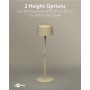 GOOBAY επιτραπέζιο φωτιστικό 77678, 3000K, dimmable, επαναφορτιζόμενο, μπεζ