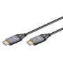 GOOBAY καλώδιο HDMI 2.1 65558 με Ethernet, AOC, 8K/60Hz, 48 Gbps, 10m, μαύρο