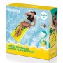 BESTWAY φουσκωτό στρώμα θαλάσσης 44122 με μαξιλάρι, 183x69cm, κίτρινο
