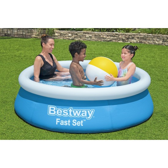 BESTWAY παιδική φουσκωτή πισίνα 57392, 940lt, Φ183x51cm, μπλε
