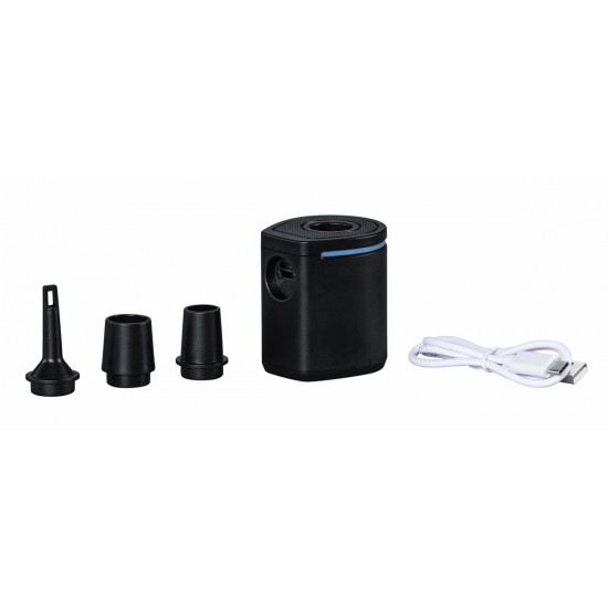BESTWAY μίνι ηλεκτρική τρόμπα 62289, 90lt, 0.427PSI, USB-C, μαύρη
