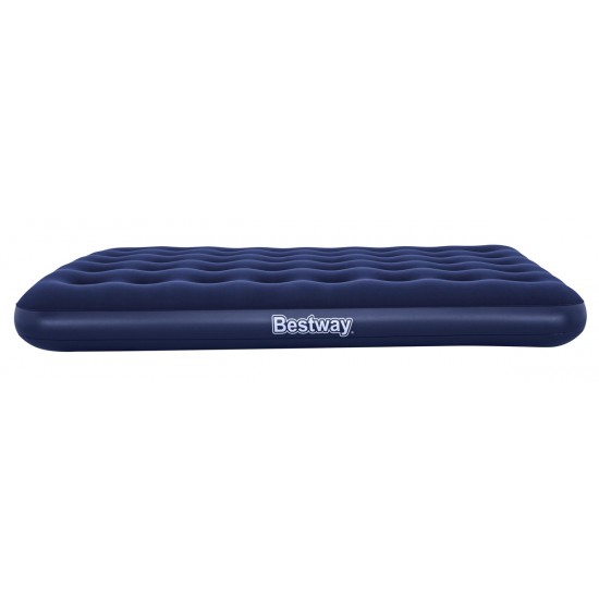 BESTWAY φουσκωτό στρώμα 67287 με ηλεκτρική τρόμπα, διπλό, 191x137x22cm, μπλε
