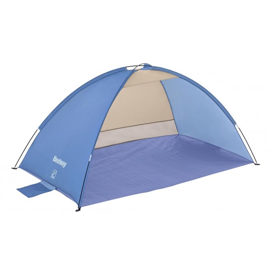 BESTWAY σκίαστρο παραλίας 68105, 2 ατόμων, 200x120x95cm, μπλε/καφέ