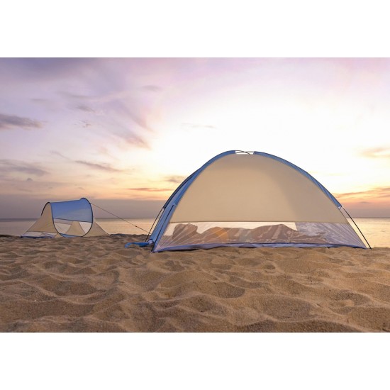 BESTWAY σκίαστρο παραλίας 68105, 2 ατόμων, 200x120x95cm, μπλε/καφέ