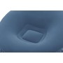 BESTWAY φουσκωτή πουφ πολυθρόνα 75154, 112x112x66cm, μπλε