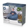 BESTWAY φουσκωτή πουφ πολυθρόνα 75154, 112x112x66cm, μπλε