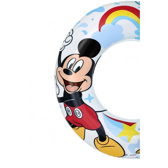BESTWAY παιδικό σωσίβιο κουλούρα 91004, 56cm, 3-6 ετών, Mickey & Friends