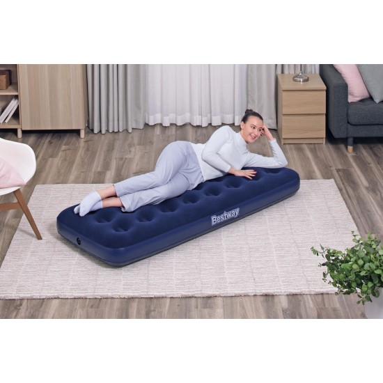 BESTWAY φουσκωτό στρώμα 67000, μονό, 185x76x22cm, μπλε