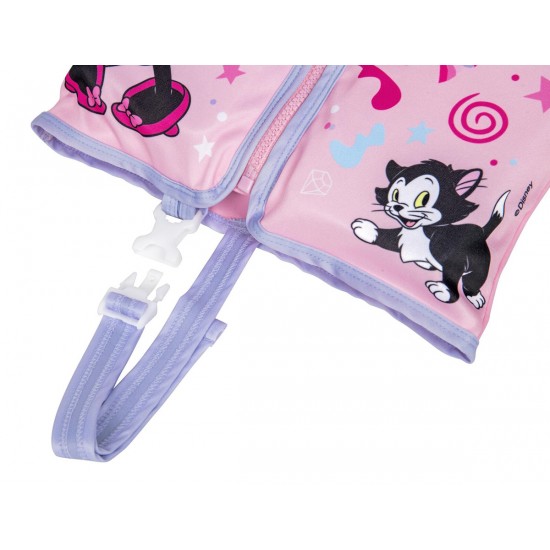 BESTWAY παιδικό γιλέκο κολύμβησης 9101B, S/M, 1-3 ετών, 50+UPF, Minnie/ροζ