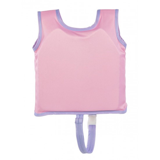 BESTWAY παιδικό γιλέκο κολύμβησης 9101B, S/M, 1-3 ετών, 50+UPF, Minnie/ροζ