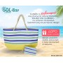 BRUNO τσάντα θαλάσσης με νεσεσέρ SOL-BAY BRN-0298, 58x40cm