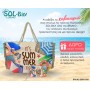 BRUNO τσάντα θαλάσσης με νεσεσέρ SOL-BAY BRN-0299, 58x40cm