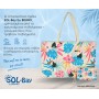 BRUNO τσάντα θαλάσσης με νεσεσέρ SOL-BAY BRN-0300, 58x40cm