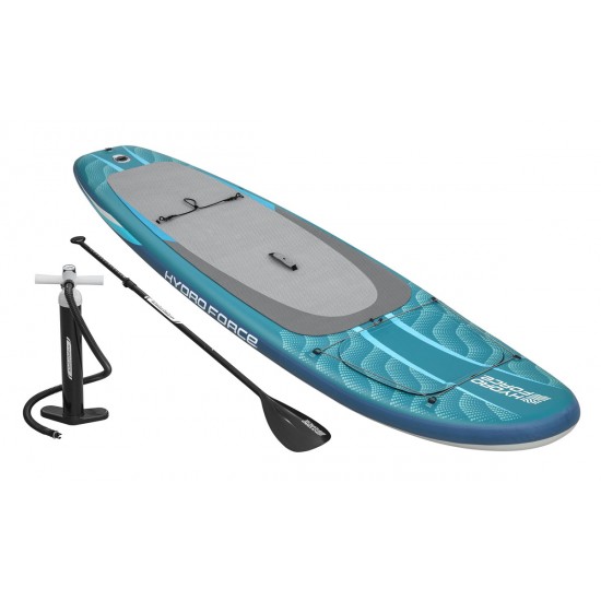 BESTWAY φουσκωτή σανίδα SUP Aqua Drifter View 6532H με διάφανο παράθυρο, 335x91.5x15cm, μπλε