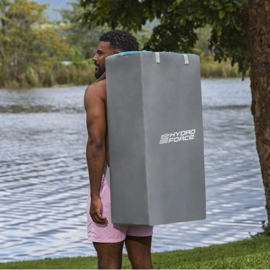 BESTWAY φουσκωτή σανίδα SUP Aqua Drifter View 6532H με διάφανο παράθυρο, 335x91.5x15cm, μπλε