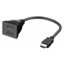 GOOBAY HDMI splitter 68784, 1x input/2x output, 1080p, μαύρο