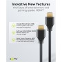GOOBAY καλώδιο HDMI 2.2 80092, 16K/60Hz, 96 Gbps, 1.5m, μαύρο