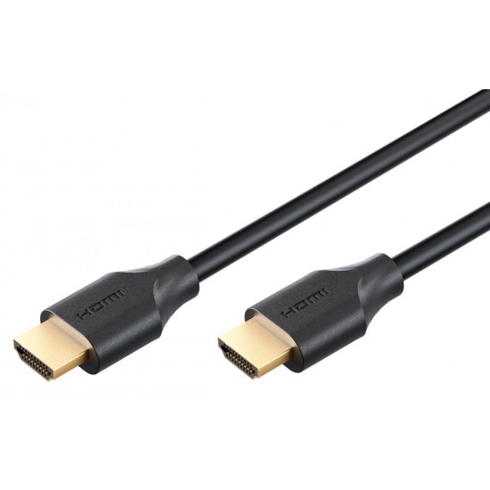GOOBAY καλώδιο HDMI 2.2 80092, 16K/60Hz, 96 Gbps, 1.5m, μαύρο