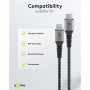 GOOBAY καλώδιο USB-C 49301, 60W, 480Mbps, 0.50m, μαύρο