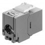 GOOBAY Keystone module RJ45 77942, CAT 6A STP, slim & short, toolfree, ασημί