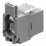 GOOBAY Keystone module RJ45 77942, CAT 6A STP, slim & short, toolfree, ασημί