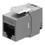 GOOBAY Keystone module RJ45 77942, CAT 6A STP, slim & short, toolfree, ασημί
