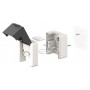 GOOBAY κυτίο για 2x Keystone modules 79169, εξωτερικού χώρου, IP44, λευκό/μαύρο
