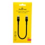 POWERTECH καλώδιο USB-C PTR-0204, PD 60W, 480Mbps, 25cm, μαύρο