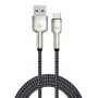 POWERTECH καλώδιο USB-C σε USB PTR-0199, PD 60W, 480Mbps, 1m, μαύρο/γκρι