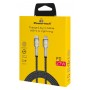 POWERTECH καλώδιο Lightning σε USB-C PTR-0200, PD 27W, 480Mbps, 1m, μαύρο/γκρι