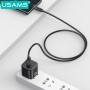 USAMS καλώδιο USB-C σε USB SJ777, 3A, 480Mbps, 1m, μαύρο