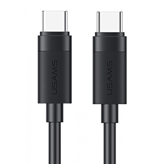 USAMS καλώδιο USB-C SJ780, 60W, 480Mbps, 1m, μαύρο