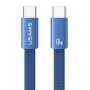 USAMS καλώδιο USB-C SJ783, 60W, 480Mbps, flat, 1.2m, μπλε