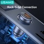 USAMS φορτιστής αυτοκινήτου CC322, USB & USB-C, 30W, πορτοκαλί