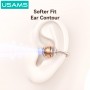 USAMS earphones με θήκη φόρτισης Echo R03, OWS, Φ11mm, 40/300mAh, μπλε