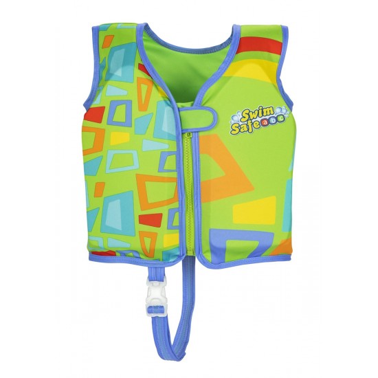 BESTWAY παιδικό γιλέκο κολύμβησης 32177, M/L, 3-6 ετών, 50+UPF, πράσινο