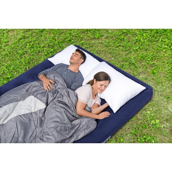BESTWAY φουσκωτό στρώμα 67003, διπλό, 203x152x22cm, μπλε