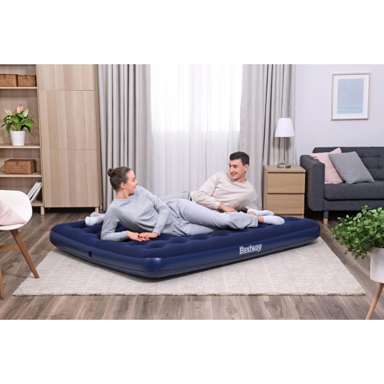 BESTWAY φουσκωτό στρώμα 67003, διπλό, 203x152x22cm, μπλε