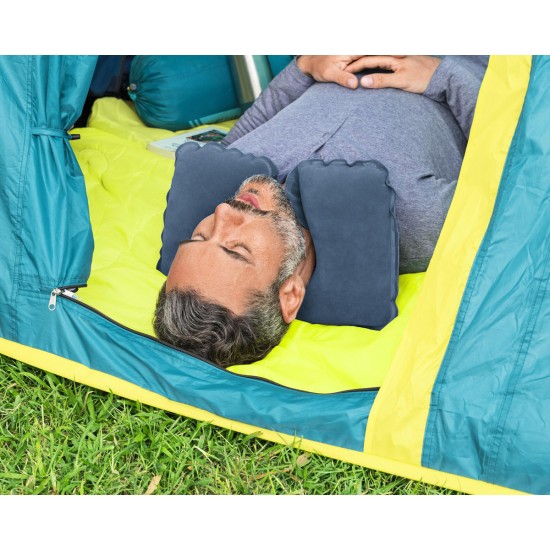 BESTWAY φουσκωτό μαξιλαράκι ταξιδίου 67006, 37x24x10cm, διάφορα χρώματα, 1τμχ