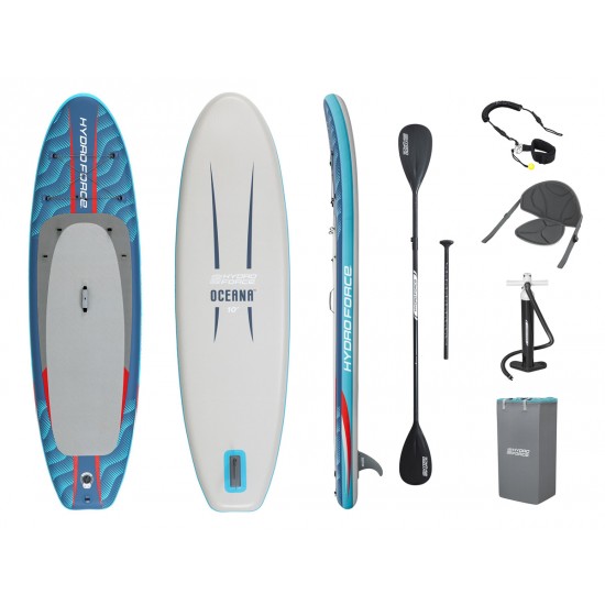 BESTWAY φουσκωτή σανίδα SUP/kayak Oceana 6532B με αποσπώμενο κάθισμα, 305x84x15cm, μπλε