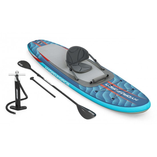 BESTWAY φουσκωτή σανίδα SUP/kayak Oceana 6532B με αποσπώμενο κάθισμα, 305x84x15cm, μπλε