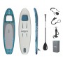 BESTWAY φουσκωτή σανίδα SUP Aqua Drifter View 6532H με διάφανο παράθυρο, 335x91.5x15cm, μπλε