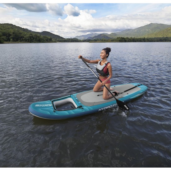 BESTWAY φουσκωτή σανίδα SUP Aqua Drifter View 6532H με διάφανο παράθυρο, 335x91.5x15cm, μπλε