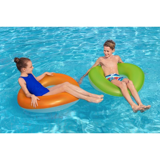 BESTWAY παιδικό σωσίβιο κουλούρα 36025, 91cm, 10+ ετών, διάφορα χρώματα, 1τμχ