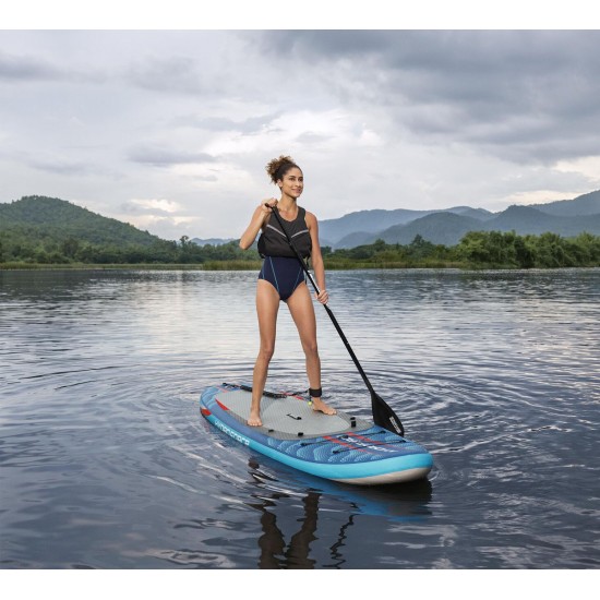 BESTWAY φουσκωτή σανίδα SUP/kayak Oceana 6532D με αποσπώμενο κάθισμα, 335x91.5x15cm, μπλε
