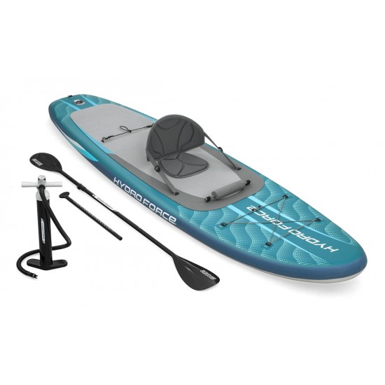 BESTWAY φουσκωτή σανίδα SUP/kayak Oceana 6532D με αποσπώμενο κάθισμα, 335x91.5x15cm, μπλε