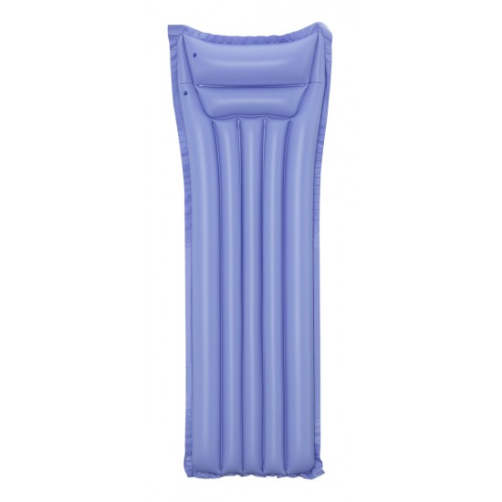 BESTWAY φουσκωτό στρώμα θαλάσσης 44007 με μαξιλάρι, 183x69cm, μωβ