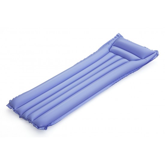 BESTWAY φουσκωτό στρώμα θαλάσσης 44007 με μαξιλάρι, 183x69cm, μωβ