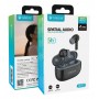 CELEBRAT earphones με θήκη φόρτισης W73, True Wireless, 13mm, 33/380mAh, μαύρα