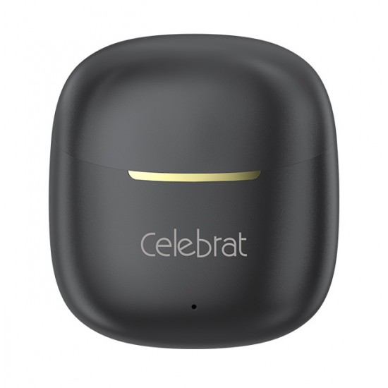 CELEBRAT earphones με θήκη φόρτισης W79, True Wireless, 13mm, 30/300mAh, μαύρα